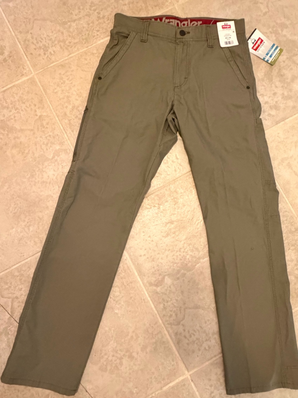 Wrangler Outdoor Frontier Utility Pant Straight Fit StrETCH UPF 50+ 39x30